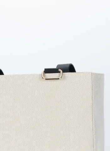Urban Hybrid Canvas Structured Tote Backpack