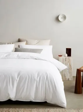 White Tencel Cotton Pillowcase