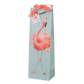 Wrendale Pretty In Pink Bottle Gift Bag